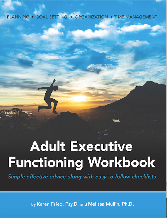 Adult Executive Functioning workbook